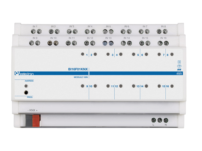 Eelectron BI16F01KNX KNX 16-канальный универсальный модуль входов