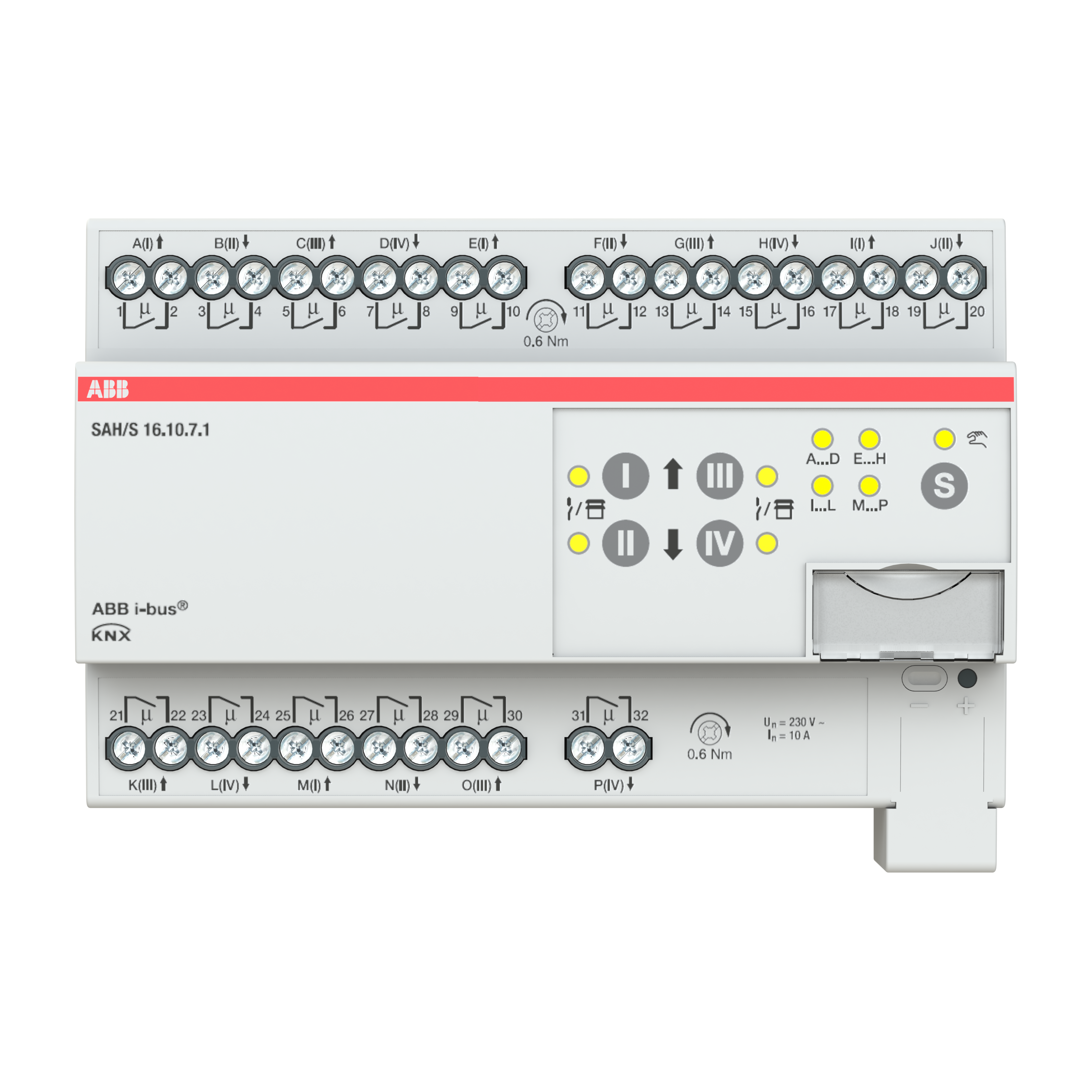 ABB SAH/S16.10.7.1 KNX 16-канальный актуатор приводов штор