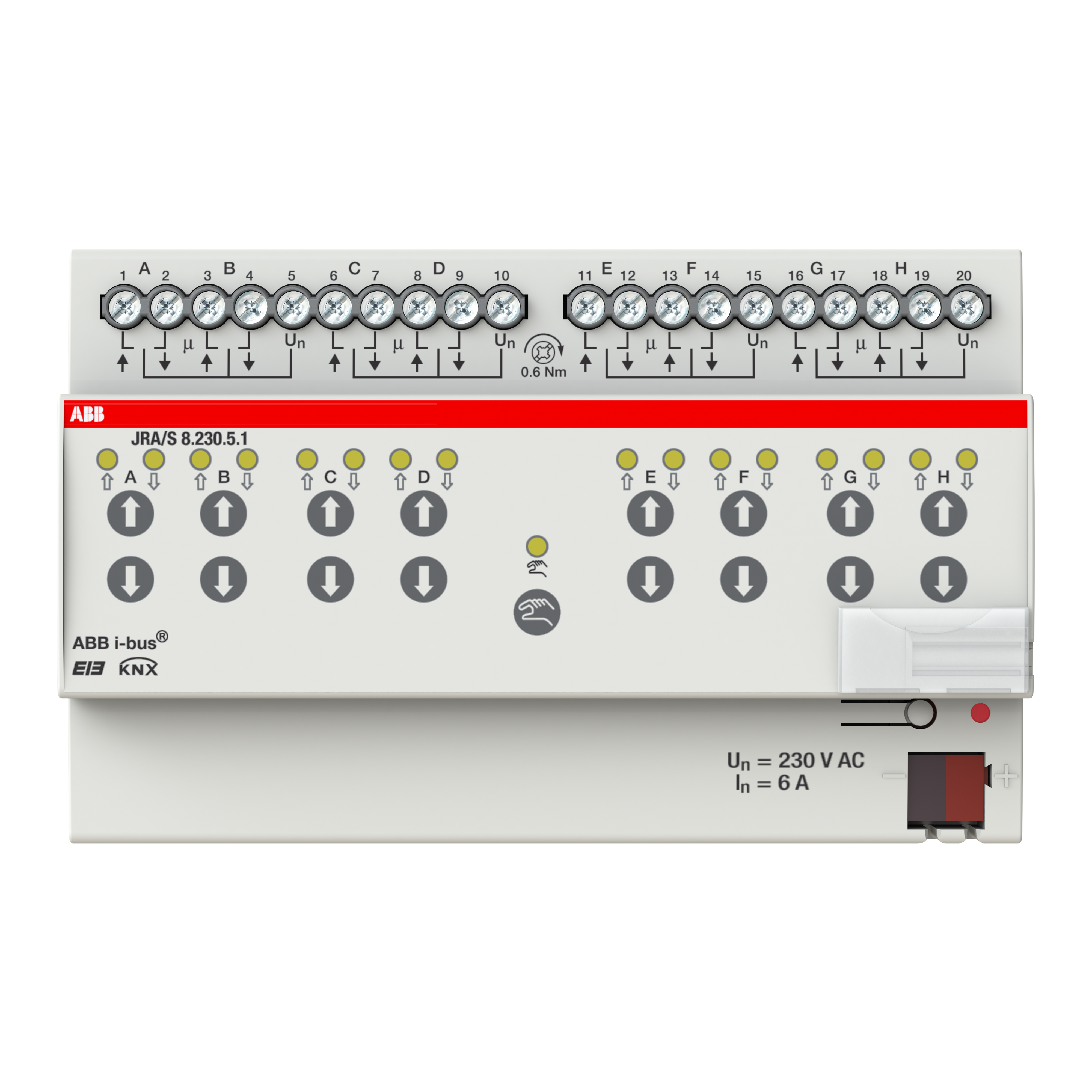 ABB JRA/S8.230.5.1 KNX 8-канальный актуатор приводов штор