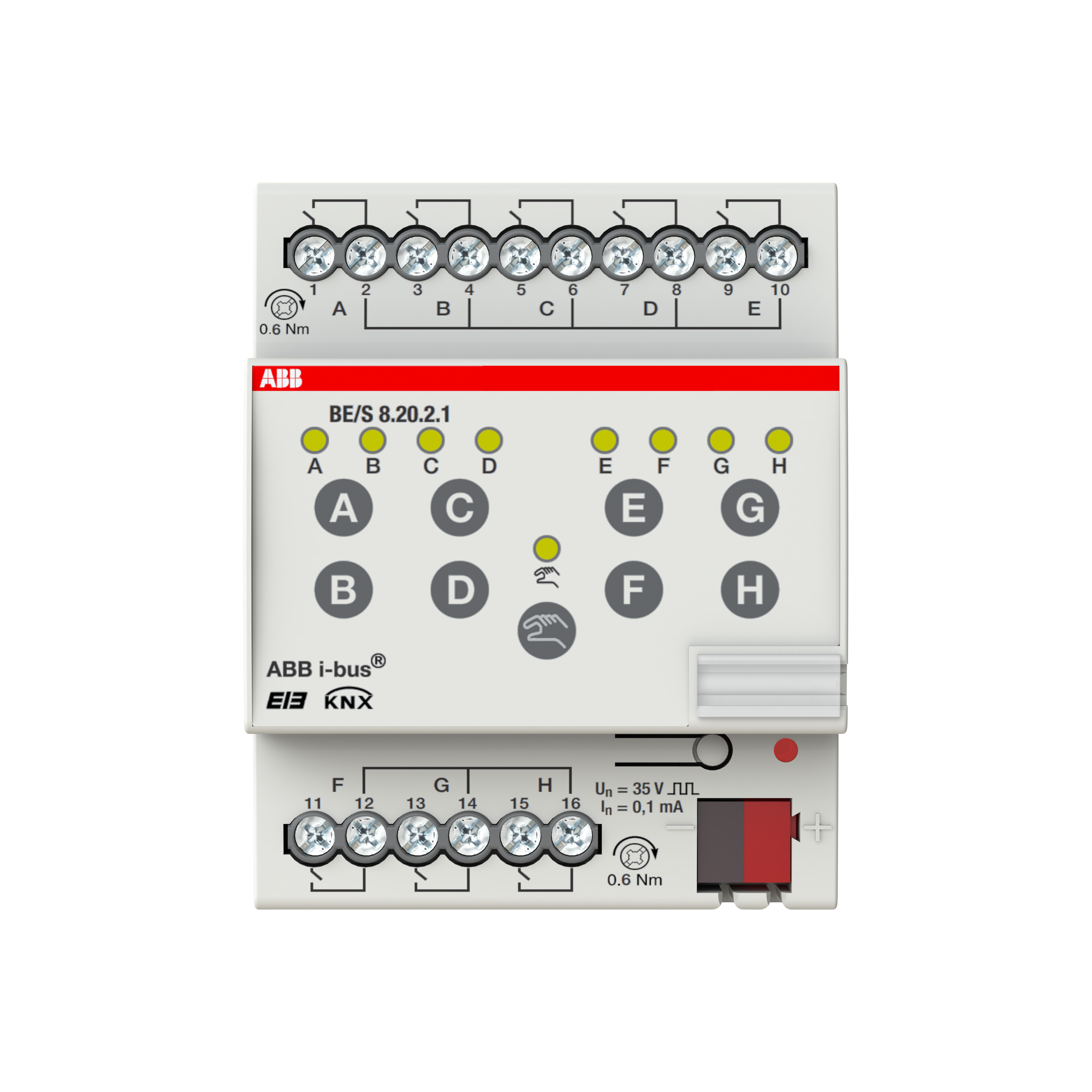 ABB BE/S 8.20.2.1 KNX 8-канальный модуль бинарных входов